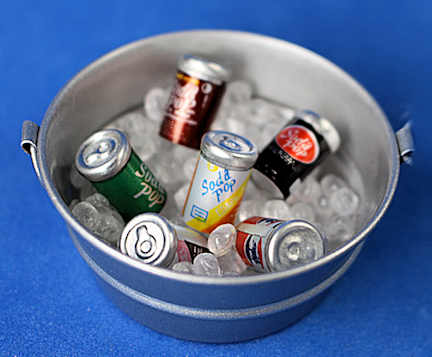 (image for) Bucket of soda on ice