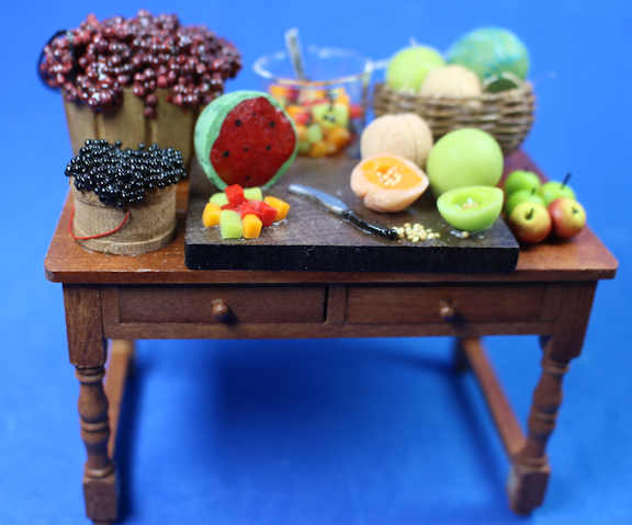 (image for) Preparation table - fruit salad