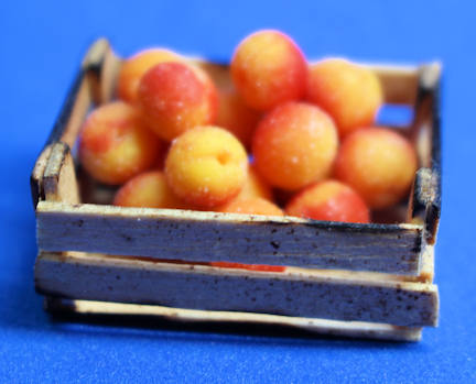 (image for) Crate of peaches