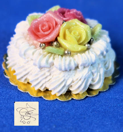 (image for) Cake with roses