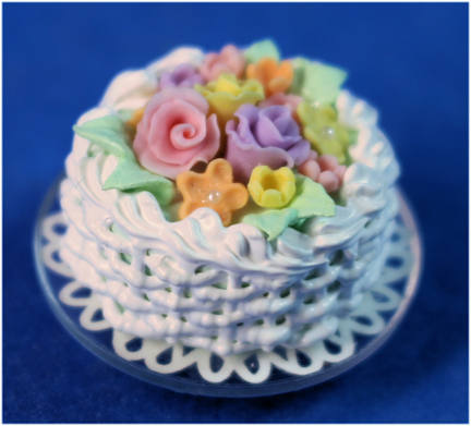 (image for) Cake with roses