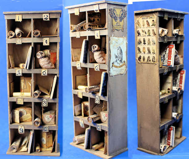 (image for) Collector's cabinet - owl collection