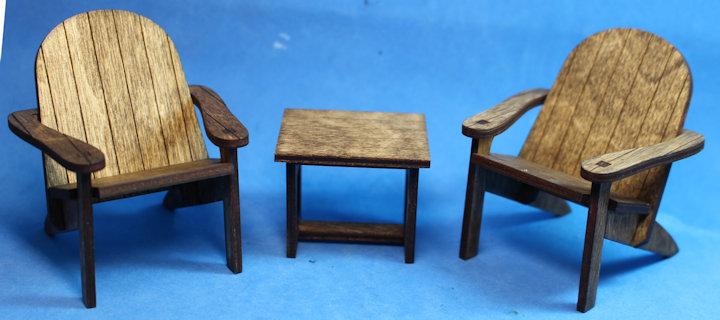 (image for) Garden set - adirondeck