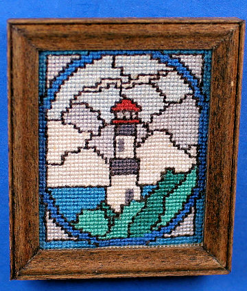 Lighthouse petitpoint