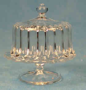 (image for) Cake stand with cover - crystalline