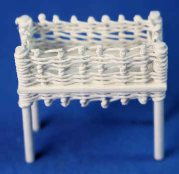 Planter - wicker 1/2 scale (image for) Planter - wicker 1/2 scale