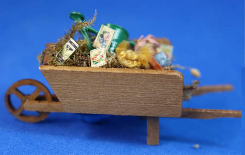 (image for) Filled wheelbarrow - 1/2 scale