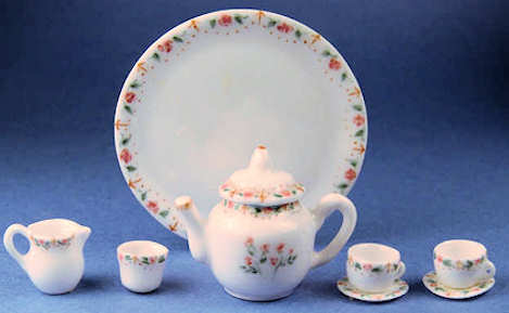 Tea set - handpainted porcelain