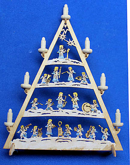 (image for) Standing Christmas decoration - angel band