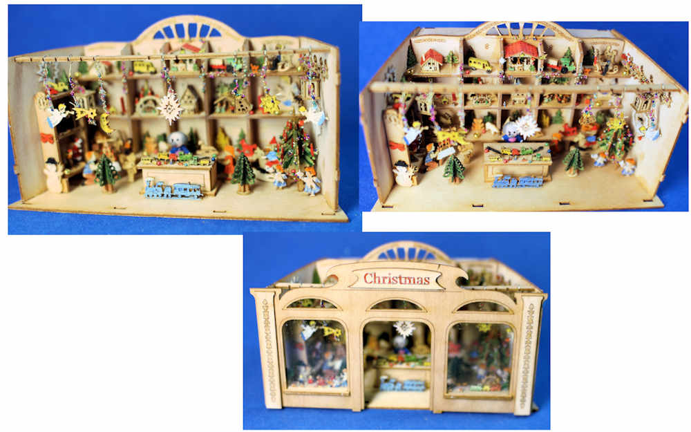 (image for) Christmas shop - 1/144 scale - lights up