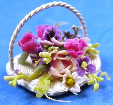 Wildflowers in basket