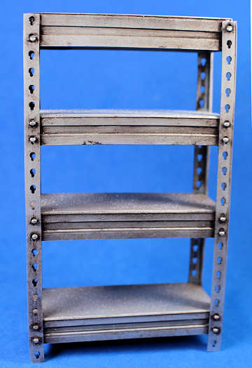 Shelving unit - metal - "used" (image for) Shelving unit - metal - "used"