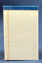 (image for) Lined pad white