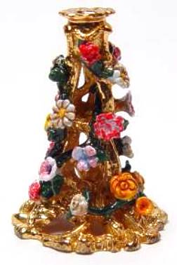 (image for) Floral candlestick