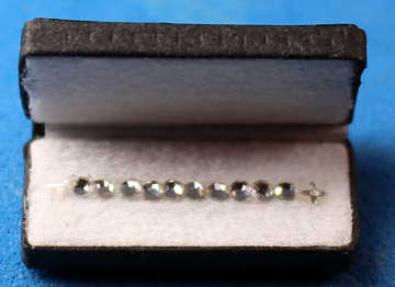 Faux diamond bracelet in presentation box