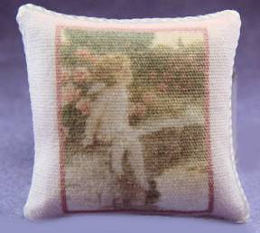 Decorative pillow - cherub
