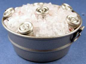 Tub of beer or soda on ice - Click Image to Close