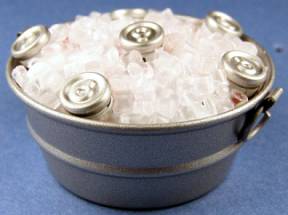 (image for) Tub of beer or soda on ice