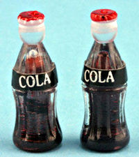Cola bottles - set of 2 - Click Image to Close