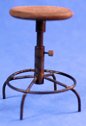 (image for) Drafting table with swivel stool