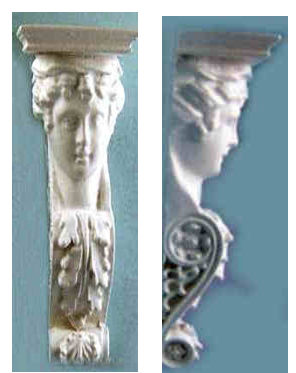 (image for) Wall bracket - woman - white