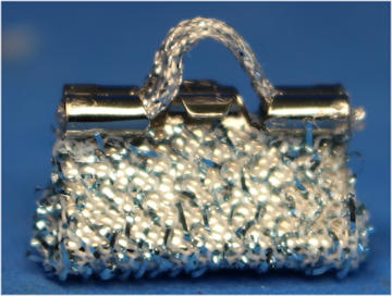 (image for) Lady's evening purse - silver