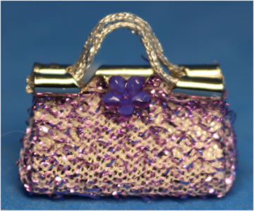 (image for) Lady's evening purse - lavendar sparkly