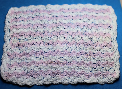 Baby blanket - crocheted