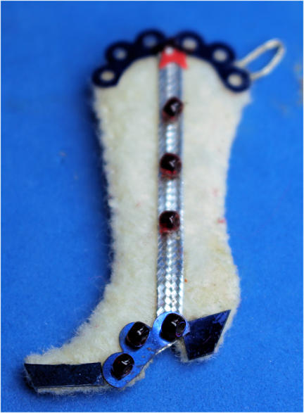 (image for) Elegant Christmas stocking