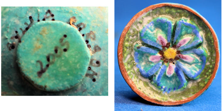 (image for) Decorative flower plate by Sylvia Carson