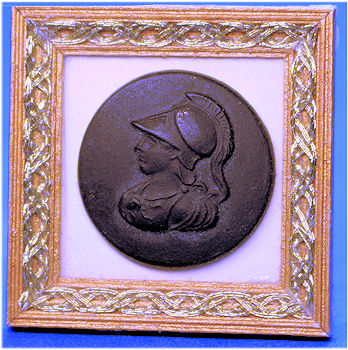 (image for) Roman soldier's head - bas relief