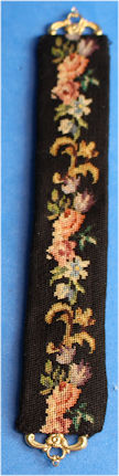 Wall hanging/bell pull - petit point