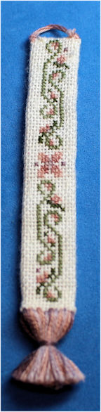 Wall hanging/bell pull - petit point