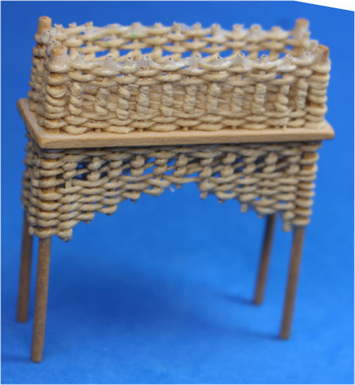 Planter - natural wicker