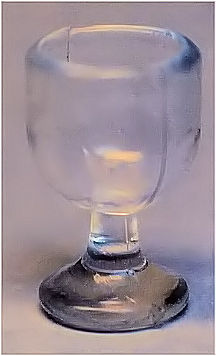 Footed beer glass - Click Image to Close