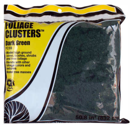 (image for) Foliage clusters - dark green