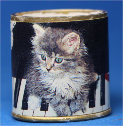 (image for) Kitten wastebasket
