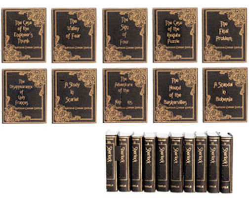 (image for) Sherlock Holmes book set of 10