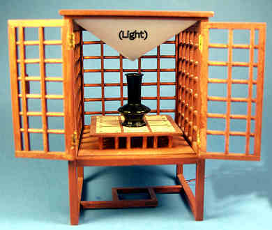 (image for) Display cabinet lighted- Japanese style