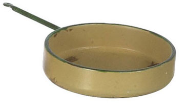 (image for) Grungy skillet - brown - large