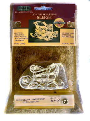Lighted sleigh - Lemax - Click Image to Close