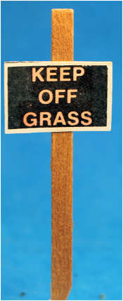 Keep off the grass - Click Image to Close