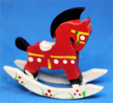 Christmas rocking horse