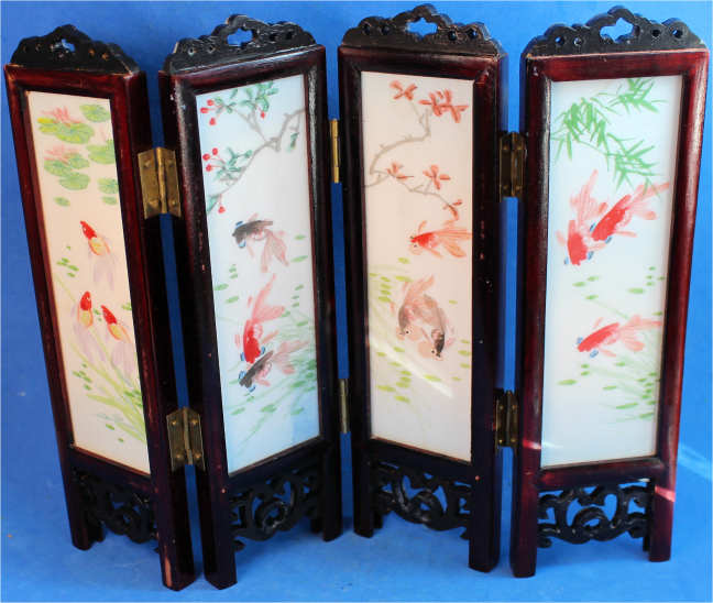 (image for) Room/privacy screen- Asian design - koi