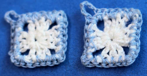 (image for) Potholders blue - set of 2