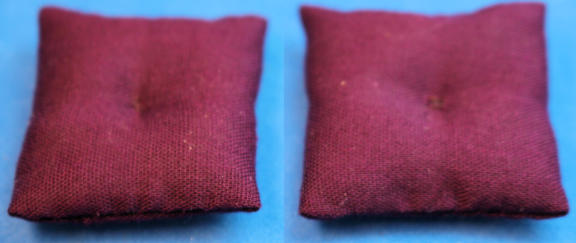 (image for) Decorative pillows - set or 2 - maroon