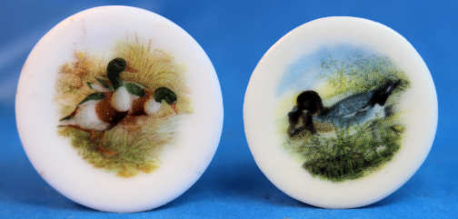 (image for) Decorative plates - set of 2 - ducks