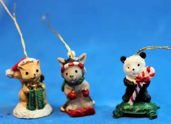 (image for) Christmas ornaments-animals #2