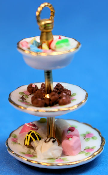 Tiered dessert dish - Click Image to Close