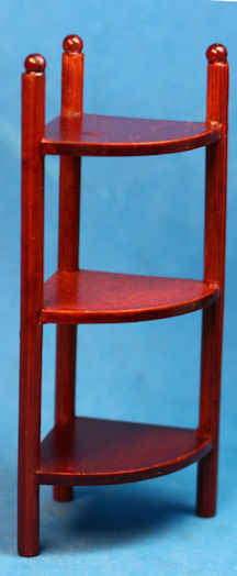 (image for) Corner display shelf - wood
